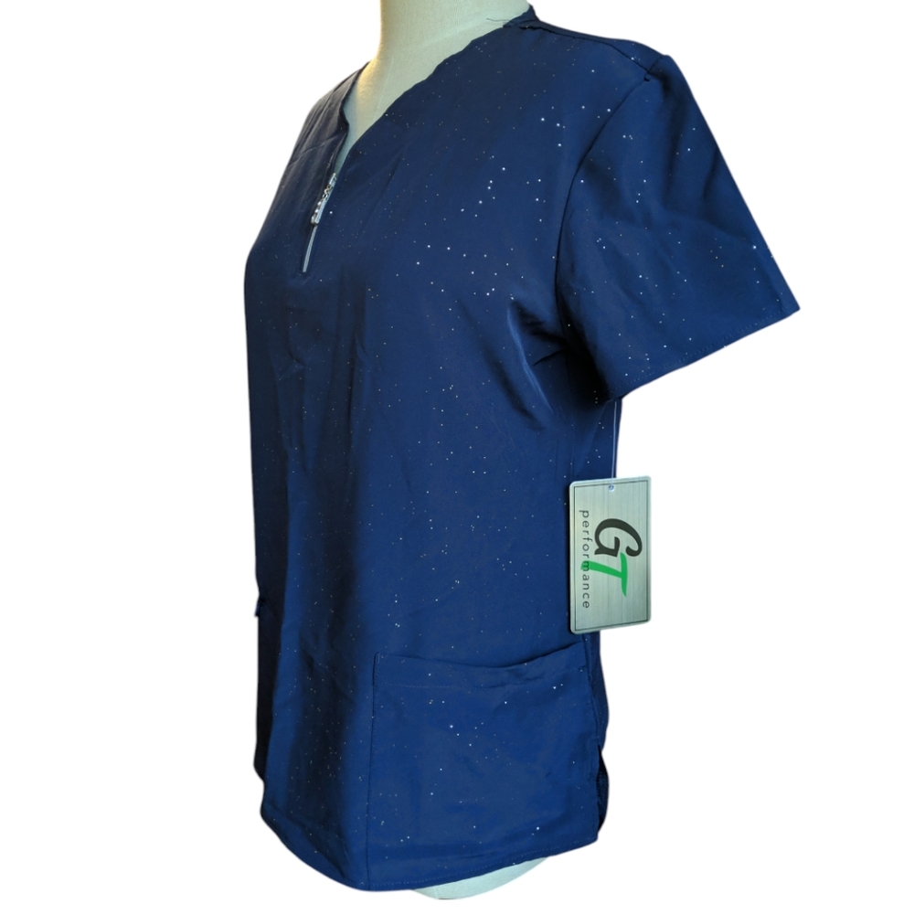 GT glitter scrub top